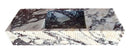 Calacatta Viola Marble Wall-mount Bathroom Vanity Sink Fluted Front (W)20" (L)56" (H)10" Calacatta Viola Marble Wall-mount Bathroom Vanity Sink Fluted Front (W)20" (L)56" (H)10"