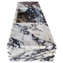 Calacatta Viola Marble Wall-mount Bathroom Vanity Sink Fluted Front (W)20" (L)56" (H)10" Calacatta Viola Marble Wall-mount Bathroom Vanity Sink Fluted Front (W)20" (L)56" (H)10"