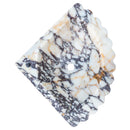 Calacatta Viola Marble Wall-mount Bathroom Corner Vanity Sink Ribbed (W)20" (L)20" (H)7" Calacatta Viola Marble Wall-mount Bathroom Corner Vanity Sink Ribbed (W)20" (L)20" (H)7"