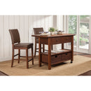 Caldwell Kitchen Cart, Antique Cappuccino Caldwell Kitchen Cart, Antique Cappuccino