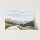 "Canyon Ridge Road I" Art Print "Canyon Ridge Road I" Art Print