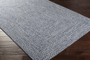 Blue Braided Faux Jute Rug Blue Braided Faux Jute Rug