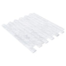 Carrara White 4"xFree Length Split-face Natural Marble Wall Tile Carrara White 4"xFree Length Split-face Natural Marble Wall Tile