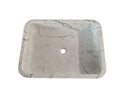 Carrara White Marble Above Vanity Bathroom Sink (W)16" (L)24" (H)5" Carrara White Marble Above Vanity Bathroom Sink (W)16" (L)24" (H)5"