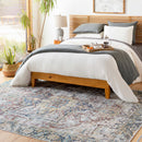 Blue Catigpian Distressed Washable Area Rug - Clearance Blue Catigpian Distressed Washable Area Rug - Clearance