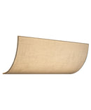 Moderne Vanity Light Cover Conversion Kit, 20"W White Textured Fabric Shade - DIY Upgrades Hollywood Lights (No Wiring) Moderne Vanity Light Cover Conversion Kit, 20"W White Textured Fabric Shade - DIY Upgrades Hollywood Lights (No Wiring)