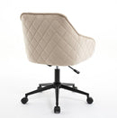 Walker Edison | Quilted Velvet Office Desk Chair Walker Edison | Quilted Velvet Office Desk Chair