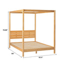 Isla Solid Wood Canopy Bedframe Collection Isla Solid Wood Canopy Bedframe Collection