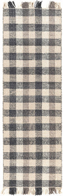 Chilliwack Gray Plaid Wool Rug Chilliwack Gray Plaid Wool Rug