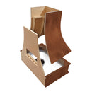 Chocolate Wood Range Hood With Angled Front and Walnut Band - 30", 36", 42", 48", 54" and 60" Widths Available Chocolate Wood Range Hood With Angled Front and Walnut Band - 30", 36", 42", 48", 54" and 60" Widths Available