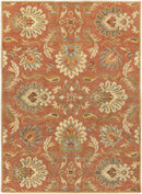 Chesterton Hand Tufted Orange 1112 Area Rug Chesterton Hand Tufted Orange 1112 Area Rug