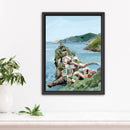 "Cliffs of Vernazza" Art Print "Cliffs of Vernazza" Art Print