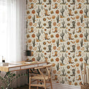 Desert Cactus and Cowboy Boots Wallpaper Desert Cactus and Cowboy Boots Wallpaper