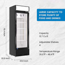Heavy Duty Industrial Glass Door Beverage Merchandiser Refrigerator Cooler, 11 Cu.Ft (SAK04571) Heavy Duty Industrial Glass Door Beverage Merchandiser Refrigerator Cooler, 11 Cu.Ft (SAK04571)