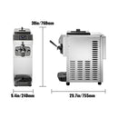 Commercial Single Flavor Soft Serve Ice Cream Machine Maker, 13L/H (SAK84035) Commercial Single Flavor Soft Serve Ice Cream Machine Maker, 13L/H (SAK84035)