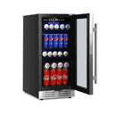 Premium 15" Tall Built-In Freestanding Beverage Cooler Refrigerator, 100 Cans (SAK77654) Premium 15" Tall Built-In Freestanding Beverage Cooler Refrigerator, 100 Cans (SAK77654)
