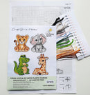 "Cute Animals" 121CS Counted Cross-Stitch Kit "Cute Animals" 121CS Counted Cross-Stitch Kit