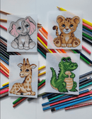 "Cute Animals" 121CS Counted Cross-Stitch Kit "Cute Animals" 121CS Counted Cross-Stitch Kit