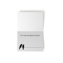 "Attempted Murder" Crow Greeting Card "Attempted Murder" Crow Greeting Card