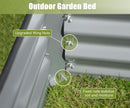 Silver Galvanized Raised Garden Bed - Outdoor Planter Box for Vegetables, Fruits & Flowers Silver Galvanized Raised Garden Bed - Outdoor Planter Box for Vegetables, Fruits & Flowers