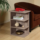 24"H Magazine Rack Chairside End Table Rustic Gray 24"H Magazine Rack Chairside End Table Rustic Gray