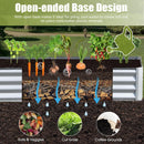 Silver Galvanized Raised Garden Bed - Outdoor Planter Box for Vegetables, Fruits & Flowers Silver Galvanized Raised Garden Bed - Outdoor Planter Box for Vegetables, Fruits & Flowers