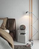 Design Rectangular Side Table with Shelves - (W)13.7" (L)13.7" (H)19.7" Design Rectangular Side Table with Shelves - (W)13.7" (L)13.7" (H)19.7"