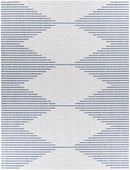Stephan Blue & Cream Outdoor Rug Stephan Blue & Cream Outdoor Rug