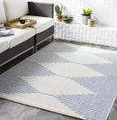 Stephan Blue & Cream Outdoor Rug Stephan Blue & Cream Outdoor Rug