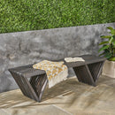 Modern Triangular Leg Outdoor Bench Modern Triangular Leg Outdoor Bench