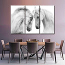 White Horse Couple Wall Art White Horse Couple Wall Art