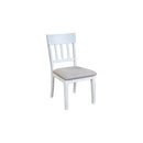 Donham Set of 2 Side Chairs, White Donham Set of 2 Side Chairs, White