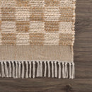 Ionut Checkered Jute Area Rug Ionut Checkered Jute Area Rug