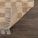 Ionut Checkered Jute Area Rug Ionut Checkered Jute Area Rug