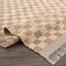 Ionut Checkered Jute Area Rug Ionut Checkered Jute Area Rug