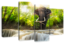 Waterfall Elephant Wall Art Waterfall Elephant Wall Art