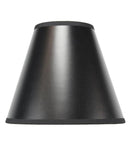 10"W x 9"H Black Parchment Empire Lampshade 10"W x 9"H Black Parchment Empire Lampshade
