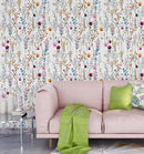 Colorful Wildflowers Herbarium Wallpaper Colorful Wildflowers Herbarium Wallpaper
