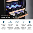 Edgestar Premium 101 Bottle Capacity Built In Dual Zone Wine Cooler, 24" (SAK92835) Edgestar Premium 101 Bottle Capacity Built In Dual Zone Wine Cooler, 24" (SAK92835)