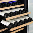 Edgestar 24" Wide 151 Bottle Capacity Freestanding Single Zone Wine Cooler With Even Cooling Technology (SAK30756) Edgestar 24" Wide 151 Bottle Capacity Freestanding Single Zone Wine Cooler With Even Cooling Technology (SAK30756)