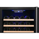 Edgestar 24" Wide 151 Bottle Capacity Freestanding Single Zone Wine Cooler With Even Cooling Technology (SAK30756) Edgestar 24" Wide 151 Bottle Capacity Freestanding Single Zone Wine Cooler With Even Cooling Technology (SAK30756)