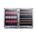 Edgestar 48" Built-In Side-by-Side Wine & Beverage Center With 142 Can And 46 Bottle Capacity (SAK82552) Edgestar 48" Built-In Side-by-Side Wine & Beverage Center With 142 Can And 46 Bottle Capacity (SAK82552)