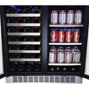 Edgestar 30" Wide 28 Bottle Built In Dual Zone Beverage Center With 86 Can Capacity (SAK35972) Edgestar 30" Wide 28 Bottle Built In Dual Zone Beverage Center With 86 Can Capacity (SAK35972)