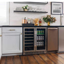 Edgestar 30" Wide 28 Bottle Built In Dual Zone Beverage Center With 86 Can Capacity (SAK35972) Edgestar 30" Wide 28 Bottle Built In Dual Zone Beverage Center With 86 Can Capacity (SAK35972)