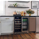 Edgestar 30" Wide 28 Bottle Built In Dual Zone Beverage Center With 86 Can Capacity (SAK35972) Edgestar 30" Wide 28 Bottle Built In Dual Zone Beverage Center With 86 Can Capacity (SAK35972)