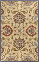 Caesar 1116 Hand Tufted Beige & Rust Wool Rug Caesar 1116 Hand Tufted Beige & Rust Wool Rug