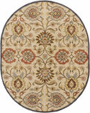 Caesar 1116 Hand Tufted Beige & Rust Wool Rug Caesar 1116 Hand Tufted Beige & Rust Wool Rug