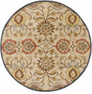 Caesar 1116 Hand Tufted Beige & Rust Wool Rug Caesar 1116 Hand Tufted Beige & Rust Wool Rug