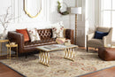 Caesar 1116 Hand Tufted Beige & Rust Wool Rug Caesar 1116 Hand Tufted Beige & Rust Wool Rug