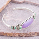 Emile Purple Quartz Sterling Silver Cuff Bracelet Emile Purple Quartz Sterling Silver Cuff Bracelet
